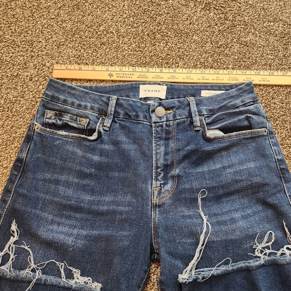 Frame Le Crop Mini Bootcut Jeans Size 28 - Picture 6 of 8